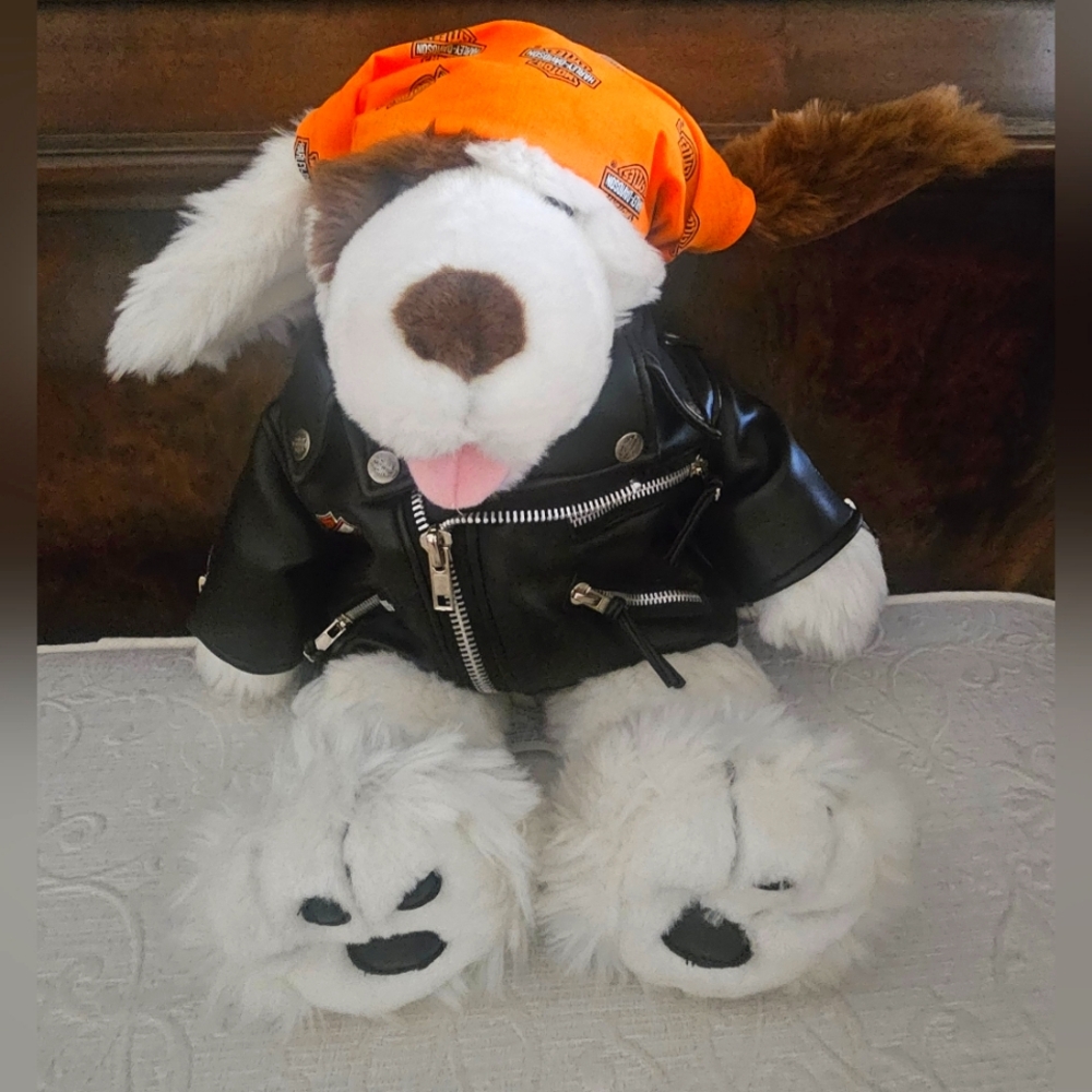 NWT Harley Davidson Motorcycles Teddy Bear Stuffed Toy 17in tall